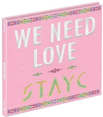DREAMUS STAYC - WE Need Love [DIGIPACK Version] Limited Edition 3rd Single Album CD-R+Cover+Photobook+Photocard+Folding Poster+(Extra STAYC 6 Photocards+STAYC Pocket Mirror)