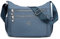 FORRICA Casual Umhängetasche Damen Große Crossbody Handtasche Frauen Leichte Nylon Schultertasche Multi Taschen Blau A