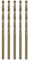Sabre Tools 3/32 Zoll Kobaltbohrer - 5 Stück Bohrer für Metall, M35 Kobaltmetallbohrer Set, Split Point Tip Cobalt Bohrer - Bohrer für Stahl, Hartmetall, Gusseisen (3/32 x 2) 1/10. 2 cm)