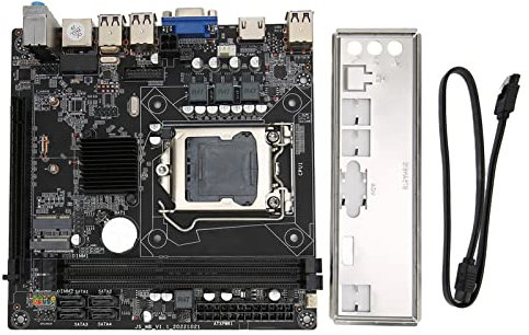 ciciglow Placa Base H61S, LGA1155 CPU Dual Channel DDR3, PCIE 16X, SATA2.0, DEBUG Pin M.2 HDMI VGA Interfaz WiFi, USB 2.0, ATX Gaming Motherboard