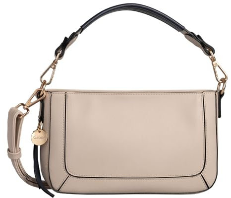 Gabor bags Francis Damen Shopper Umhängetasche Reißverschluss Groß Beige