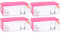 Tradineur Zen+ Lot de 4 boîtes de 6 verres, capacité 225 ml, fabriqué en verre résistant, passe au lave-vaisselle, dimensions env. Ø 8 x 9 cm, 24 unités au total