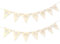 Ramadan Mubarak Dekorationen Banner 2pcs Holz Eid Mubarak Hanging Anhänger Hajj Ramadan Kareem Islam Eid Banner