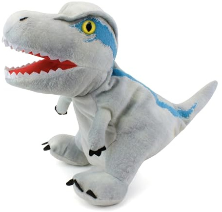 LOMTRATS Dinosaurier-Handpuppen für Kinder, Kleinkind enthält Triceratops und Tyrannosaurus Rex mit beweglichen offenen Mündern, perfekt zum Geschichtenerzählen,Geburtstagsgeschenke