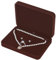 LETURE Großes Samt-Schmuckset, große Geschenkbox für Halskette und Ringe, Ohrringe, Perlenkette/klobige Halskette, Schmuckaufbewahrungsbox (Kaffee)