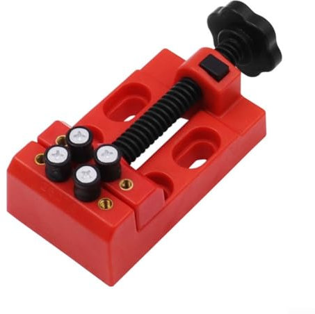 Abrazadera de banco de tallado de tornillo de banco de mesa, mini tornillo de banco, abrazadera de banco de tallado de tornillo de mesa de 8 agujeros, alicates planos, prensa de taladro, herramienta