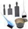 PLAFOPE 1satz Haarfärbe-tool-kit Haarfärbe-set Mit Färbeschalen Und Bürsten Professionelles Zubehör Für -haarfärbung Zu Hause Für Salon-nutzung Schwarz Blau Transparent