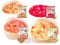 Freeze dried white fungus soup, instant red date snow pear tremella soup, substitute breakfast Congee, healthy vegetable soup, nutritious cereals soup, vegetarian, Dim sum (4 Flavor Mix,4 packs)