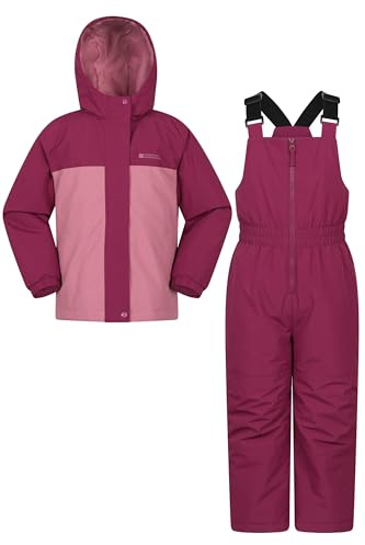 Mountain Warehouse Polar Zone Kids Jacket & Pants Set Pink 7-8y