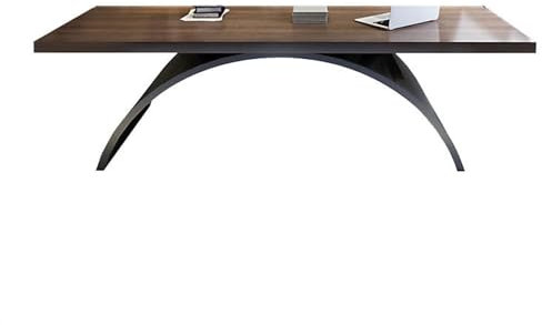 Zhaoj24-05 Konsolentisch Massivholz Büro Schreibtisch Boss Workstation Laptop Schreibtisch Kreative Mond Beine Buch Tisch Bürotisch(180 * 80 * 75cm)