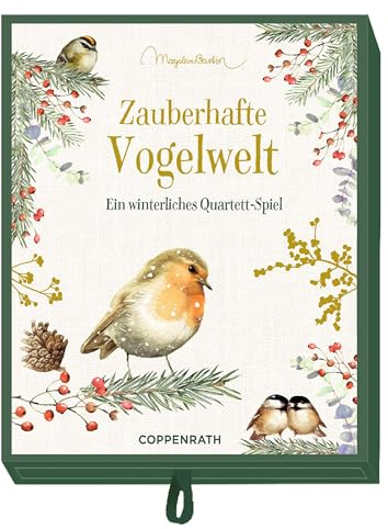 Schachtelspiel – Zauberhafte Vogelwelt: Ein winterliches Quartett-Spiel