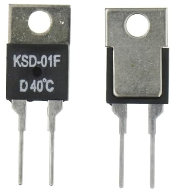 5 Stück KSD-01F Temperaturschalter TO220 – Öffner & Schließer – 0 bis 150 Grad Celsius(30 Degree,Normally Closed)