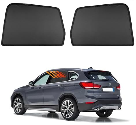 KUNKGIC Para BMW X1 U11 2022 2023 2024 Auto Parasol Trasero Parasol Bloqueo UV Parasol Protección 2 Piezas