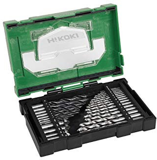 Hitachi HSS-Bohrer und Senker-Set 40030031 29 teilig (Box III), 10 W, 240 V