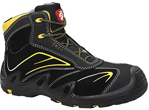 JORI Sicherheitsschuhe HARRISON Mid S3, Damen und Herren, Sneaker, sportlich, Schwarz, Stahlkappe - Größe 45