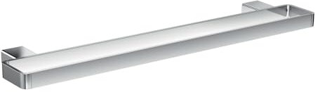 EMCO loft Relingsystem Chrom 600 mm, Aluminium, Badablage, Reling, Wandmontage zum Schrauben, für Bad und Küche, langlebig, hochwertig und stilvoll
