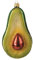 PPH 'IMP' Christbaumschmuck Figuren Essen Christbaumschmuck (Avocado 3cm) Figuren Essen Christbaumkugeln Weihnachtskugeln Weihnachts-Baumschmuck Baumkugeln Deko Luxus