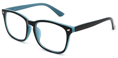 Cyxus Blaulichtfilter Brille, UV Schutzbrille gegen Kopfschmerzen【Gesamtbreite: 141mm 】 Augenmüdigkeit, Gamer Gaming Brille für PC TV Tablet Unisex Computerbrille Herren Damen