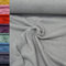 MAGAM-Stoffe Berlin dicker Sweat Stoff Uni innen angeraut und weich Meterware 50cm (17. Grau meliert)