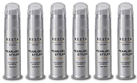 6er Pearl Gel Styler Resta Professional Styling Extra Stark mit Pro-Vitamin B5 100 ml