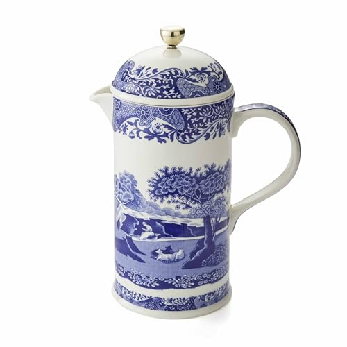Spode Blue Italian Cafetiere 28 Oz.
