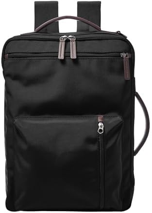 Fossil Herren Buckner Backpack, Schwarz, 30.48 cm x 8.255 43.18 EU