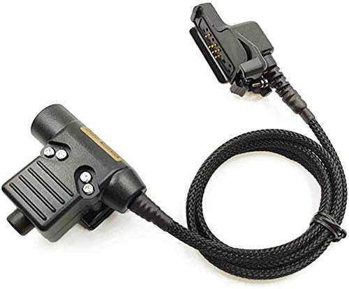 U94 PTT System für Peltor Comtac/MSA Sordin Kompatibel mit Motorola Jedi Radio (Military/NATO-US/Peltor Wired)