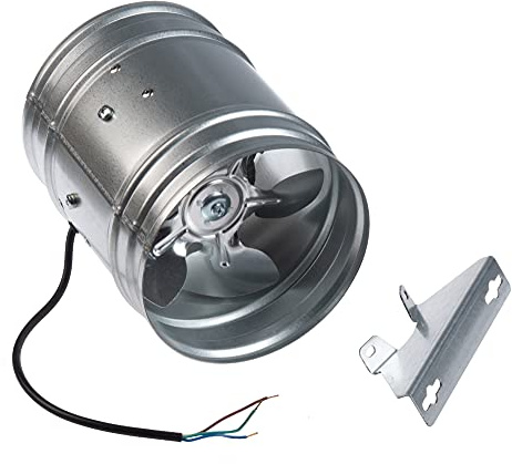 Steinberg14 Axiallüfter Ø160 mm Axialkanalventilator aus verzinktem Stahl – Profi Rohrlüfter für Zu- und Abluft, Dauerbetrieb, Wand- oder Kanalmontage, 183 m³/h Luftstrom, 43 dB(A), 220-240V~ 50Hz.