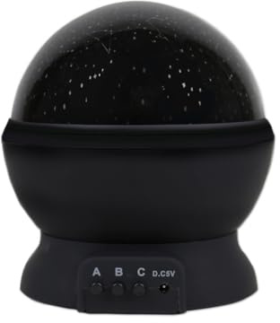 Gift Republic Planetarium Veilleuse projecteur à changement de couleur avec piles ou USB (câble inclus) Multicolore Taille unique