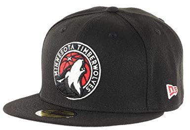New Era Minnesota Timberwolves NBA Black Red 59Fifty Basecap - 7 5/8-61cm (XL)