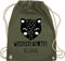 Turnbeutel Rucksack - Kita Beutel Wechselsachen Mädchen - Wechselbeutel mit Fuchs - Unisize - Olivgrün - kindergarten kitarucksäcke wechselwäsche turnsackerl personalisierter wechselkleidung