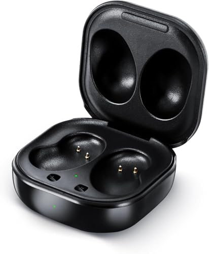 Earbuds Charging Case for Samsung Galaxy Buds Live SM R180, Replacement Charger USB Charging Case Dock. Black