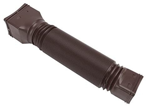 Wifehelper Prolunghe per Grondaie, Grondaie Accessori per Grondaie Prolunga per Pluviale a Scomparsa Prolunga per Pluviale di Scarico Flessibile Prolunga per Pluviale di Scarico (Marrone)