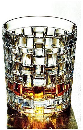 GALSOR Vaso de Jugo Vidrio cristalino de Cristal Grande Whisky Vaso de Cerveza Jugo de Taza de la Bebida Taza de Agua Copa de Cristal Transparente