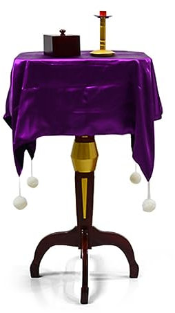 Rebetomo Deluxe Multifunktions-Schwebetisch mit Anti-Schwerkraft-Box, Kerzenhalter, Zaubertricks, Zaubertisch, Fliegender Tisch, Bühne, Illusionen, Gimmicks, Requisiten