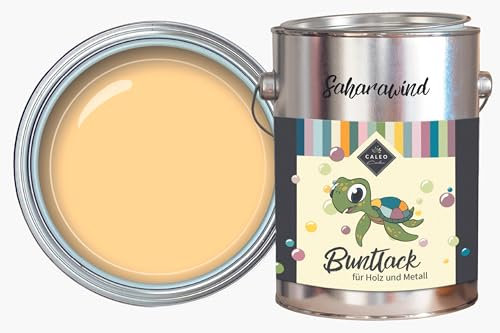 Caleo Color Lack SAHARAWIND Apricot, 0,68 Liter - ökologischer Lack für Möbel - natürlich, lösemittelfrei, spielzeugtauglich
