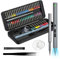 Tournevis de Precision,E·Durable Tournevis de Precision Électrique 58 en 1,Tournevis Precision portable,kit tournevis de précision pour Bricolage,Montage et Électronique.