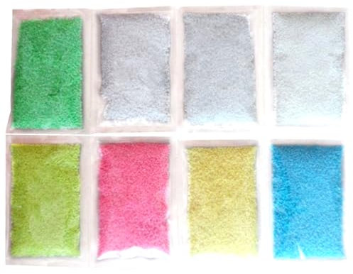 NAMOARLY 2packung Leuchtpulver Fluoreszierend Heller Nagelglitzer Im Dunkeln Leuchtender Sandpulver Diy Pigment Blau Für Innen Und Außen-dekoration