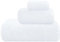 MyOwn Ultra Soft 3er-Pack Baumwoll-Handtuch-Set, enthält a übergroße Badetücher 70 x 140 cm, a Handtücher 40 x 60 cm und a Waschbetten 30 x 30 cm, Weiß