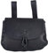 Ulfberth Mittelalter Gürteltasche aus Echtleder | Leder Bauchtasche für Damen und Herren in Braun | Wikinger Reenactment Ledertasche für den Gürtel | Karneval Kostüm (Schwarz)