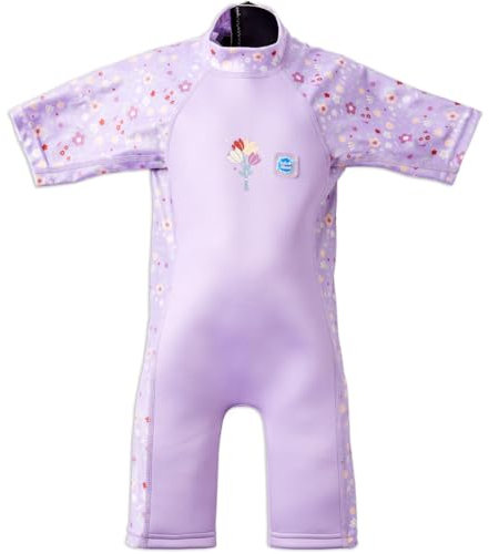 Splash About UV Sun and Sea Wetsuit, Lilac Spring, 4-6 Years