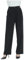 Tronjori Pantaloni da donna a vita alta casual a gamba dritta pantaloni da lavoro per ufficio pantaloni da lavoro pantaloni da tuta con elastico in vita, nero, XL