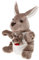 Vaguelly Känguru-handpuppenspielzeug Fingerpuppen Spielzeug Tierische Fingerpuppe Spielzeug Zum Geschichtenerzählen Plüsch Vorgeben Spielzeug Tierpuppe Imaginäre Handpuppe Rot Pp Baumwolle