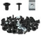 OTUAYAUTO Kit de réparation de 40 pièces pour passage de roue - Compatible avec Skoda Octavia, VW Golf IV - Bora - Protection des passages de roue - Kit de clips de fixation pour VW Passat Variant,
