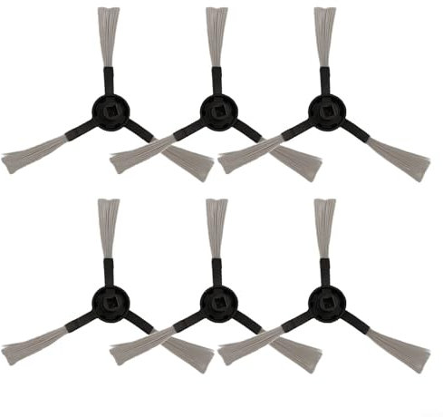 6 spazzole laterali di ricambio per Tefal per X-PLORER SERIE 130 AI Robot Aspirapolvere Accessori, Spazzole Laterali Aspirapolvere Ricambio