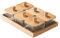 KTREZ Household Wooden Divided Serving Tray with Lid,Square Snack Serving Tray,Snack Organizer Fruit Platter Tray for Parties,Candy Storage Box Suitable for Nuts,dips,Frui Transparent-6