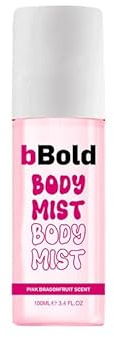 bBold Body Mist Pink Dragon Fruit 100ml; Long-Lasting Fragrance Mist