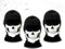 3 Stück Ghost Maske Call of Balaclava,Geister-Maske Totenkopf Sturmhaube,Call of Duty Sturmhaube Skull Maske,Balaclava Geisterschädel Vollgesichtsmaske,Geeignet für Rollenspiele Halloween Cosplay
