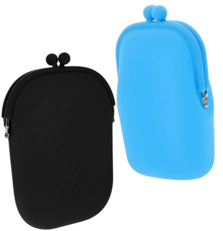VALICLUD 2pezzi Portamonete Silicone Versatile Per Piccolo Portatile Per Monete Occasione
