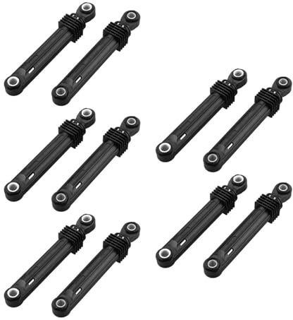 10 pièces 100N Compatible avec LG Machine à laver, amortisseur de chocs, partie de charge frontale, coque en plastique noir, accessoires for appareils ménagers